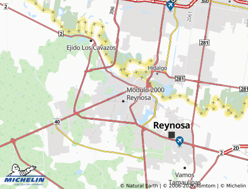 Mappa MICHELIN Del Bosque Norte - ViaMichelin
