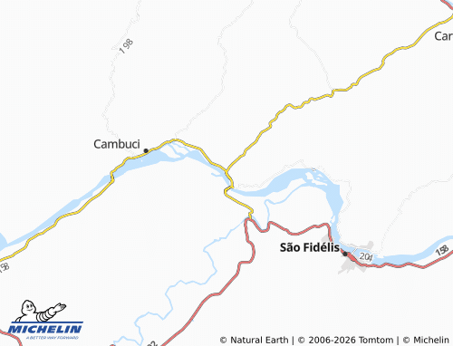 MICHELIN Pureza map - ViaMichelin