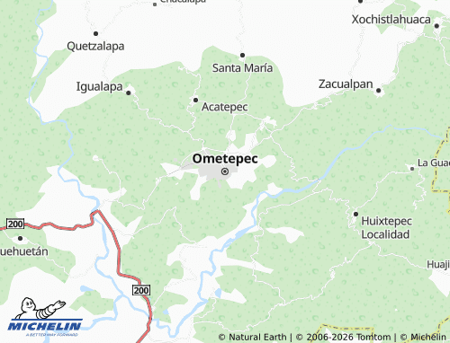 Carte MICHELIN Ometepec - ViaMichelin
