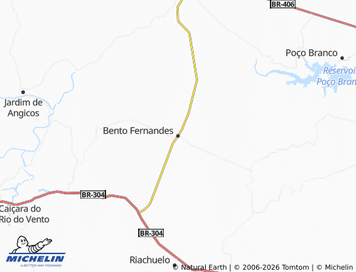 Mapa MICHELIN Bento Fernandes - ViaMichelin