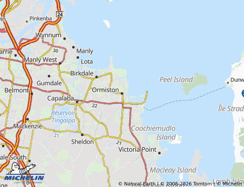 MICHELIN Ormiston map - ViaMichelin