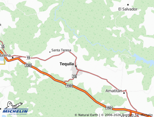 Carte MICHELIN Luis Donaldo Colosio, Potrero de La Mula - ViaMichelin