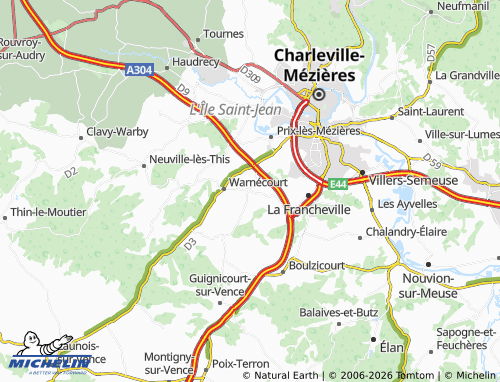 Mapa MICHELIN Évigny - ViaMichelin