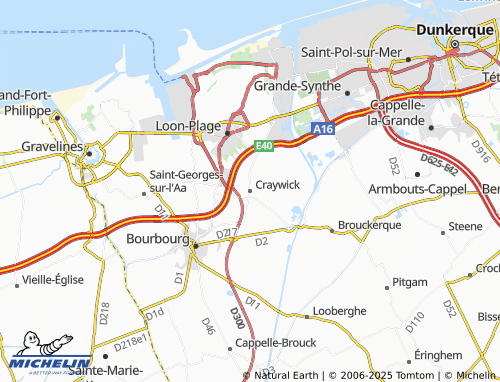 MICHELIN Craywick map - ViaMichelin