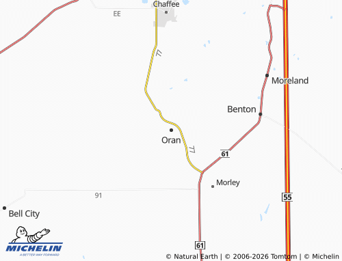 Mapa MICHELIN Oran - ViaMichelin