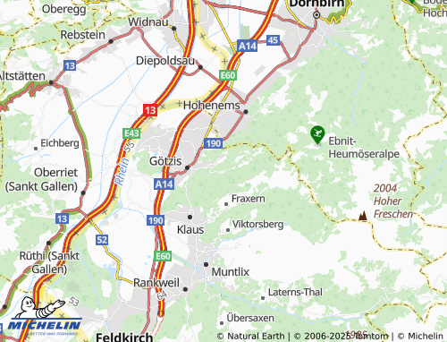 Kaart MICHELIN Meschach - ViaMichelin