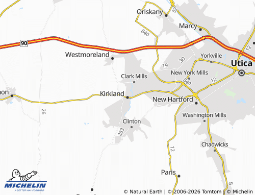 Mapa MICHELIN Kirkland - ViaMichelin