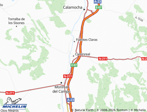 Kaart MICHELIN Caminreal - ViaMichelin