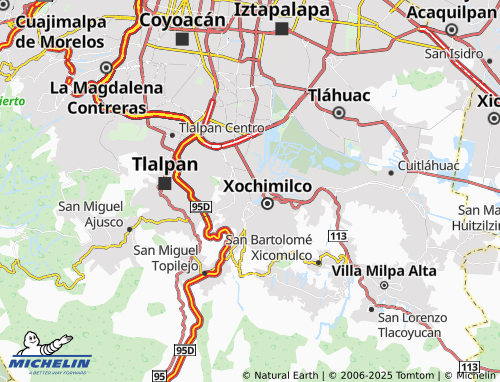 MICHELIN Redención 180 map - ViaMichelin