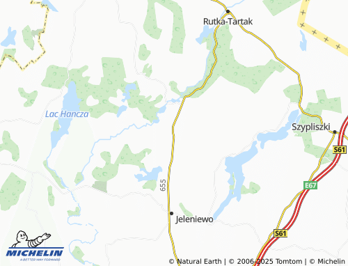 MICHELIN Gulbieniszki map - ViaMichelin