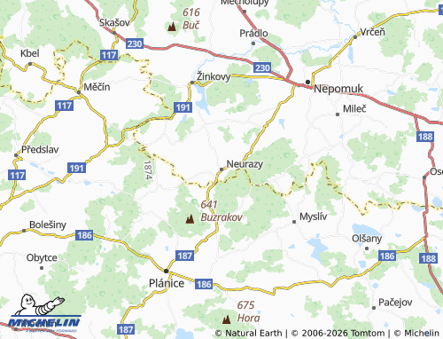 Mapa MICHELIN Neurazy - ViaMichelin