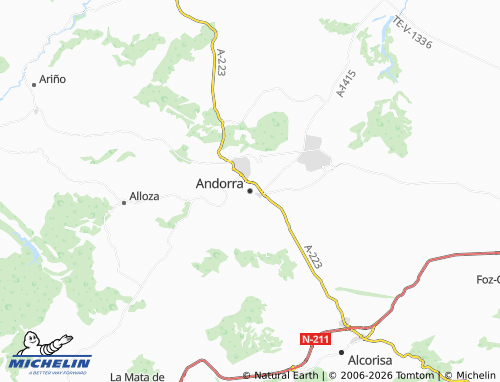 MICHELIN Andorra map - ViaMichelin