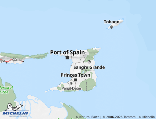Mapa MICHELIN Tunapuna-Piarco - ViaMichelin