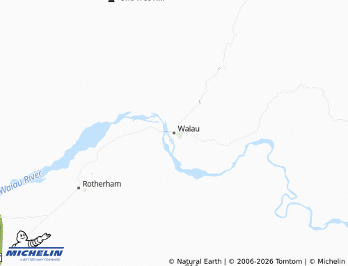 Mapa MICHELIN Waiau - ViaMichelin
