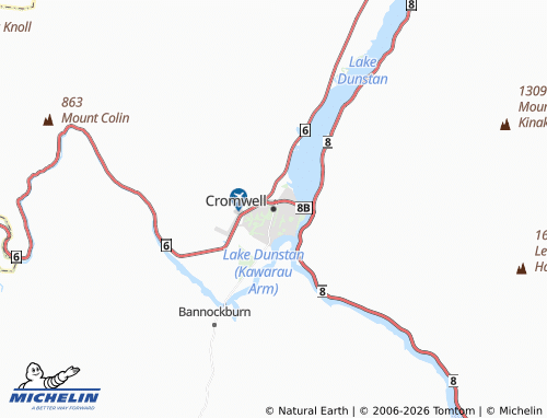 Mapa MICHELIN Cromwell - ViaMichelin