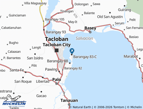 MICHELIN Barangay 83-C map - ViaMichelin
