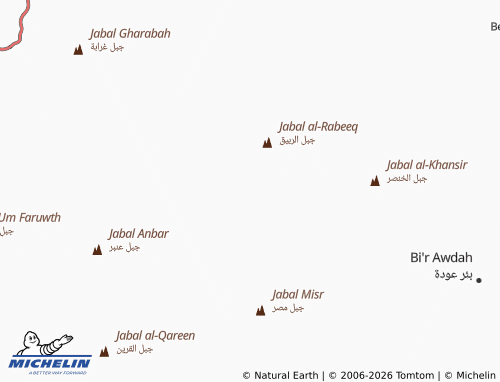 MICHELIN Nabi Dama map - ViaMichelin