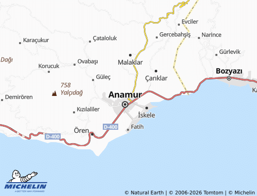 Mappa MICHELIN Toroslar - ViaMichelin