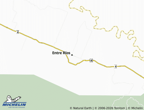 Mapa MICHELIN Entre Ríos - ViaMichelin