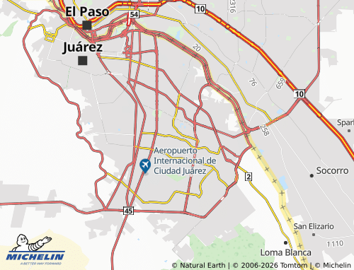 MICHELIN Las Cumbres map - ViaMichelin