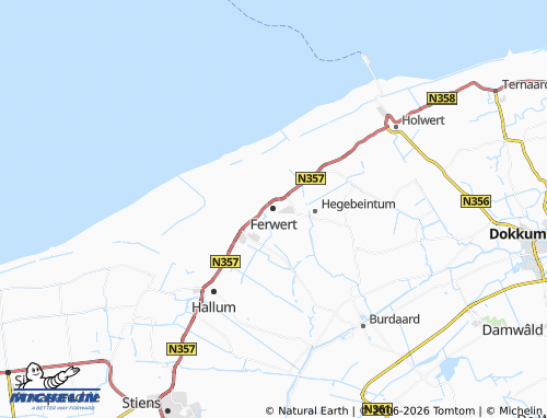 MICHELIN Ferwert map - ViaMichelin