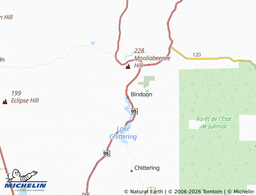 MICHELIN Bindoon map - ViaMichelin