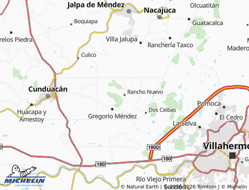 Mappa MICHELIN Rancho Nuevo - ViaMichelin