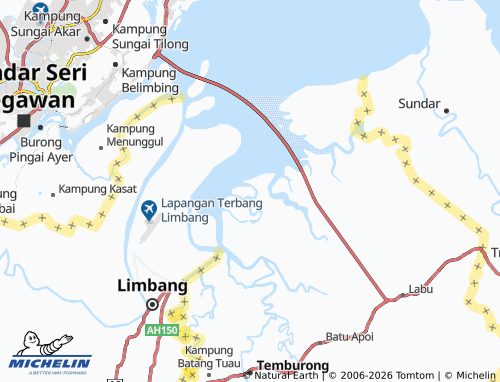 Mapa MICHELIN Pulau Tarap - ViaMichelin