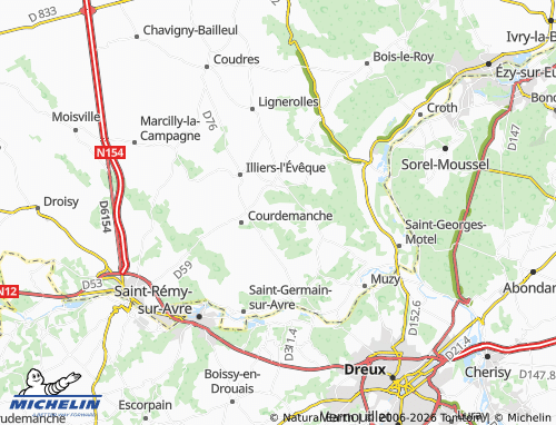 MICHELIN Le Beau-Puits map - ViaMichelin