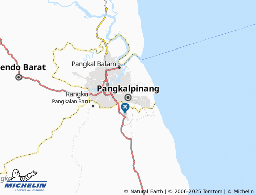 MICHELIN Pangkalpinang map - ViaMichelin