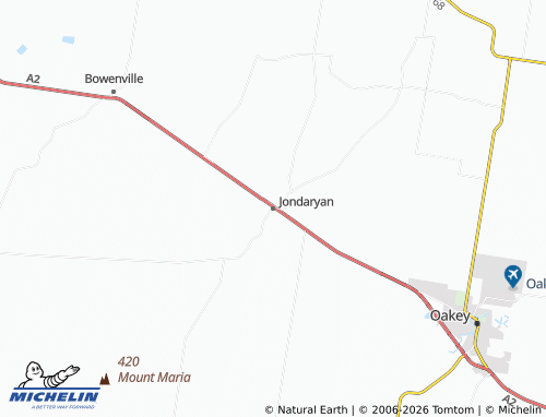 Mapa MICHELIN Jondaryan - ViaMichelin
