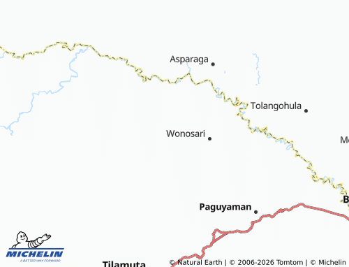 MICHELIN Bongo Tiga map - ViaMichelin
