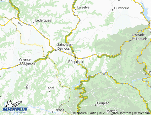 Mapa MICHELIN Réquista - ViaMichelin
