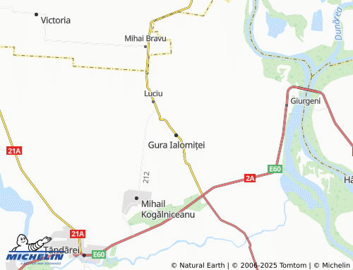 MICHELIN Gura Ialomiței map - ViaMichelin