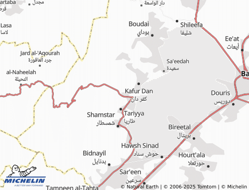 MICHELIN-Landkarte Hadath - ViaMichelin