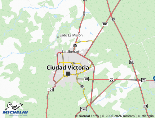 Mapa MICHELIN Bosques Campestres - ViaMichelin