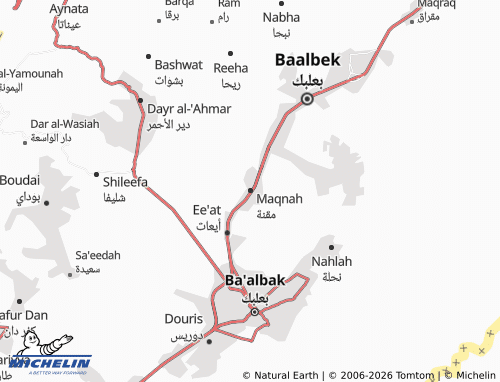 Mapa MICHELIN Maqnah - ViaMichelin