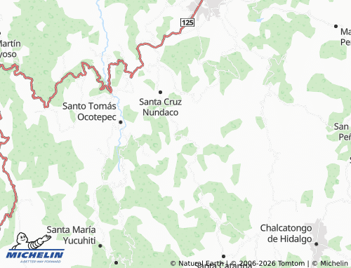 MICHELIN Ojo de Agua map - ViaMichelin