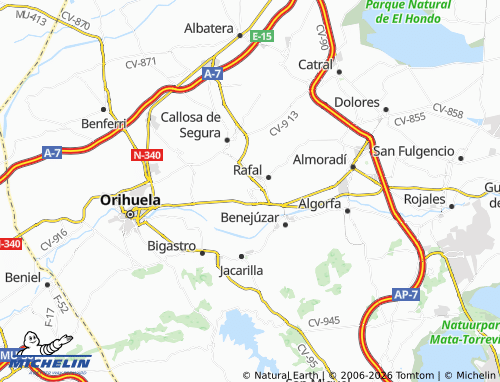 Kaart MICHELIN San Bartolomé - ViaMichelin