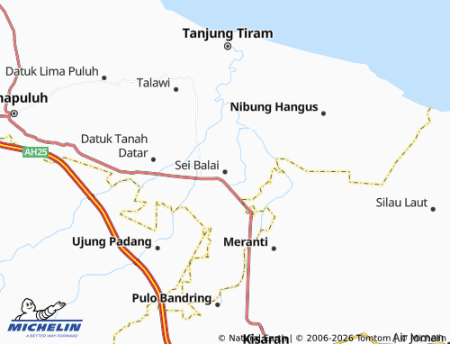 MICHELIN Sei Balai map - ViaMichelin