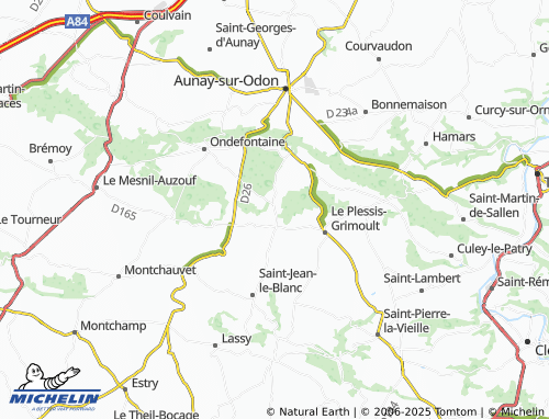 Carte MICHELIN Saint-Célerin - ViaMichelin
