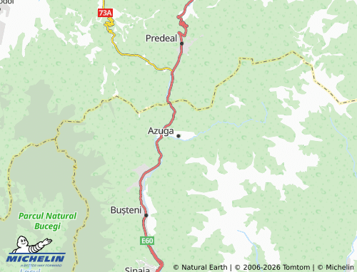 MICHELIN Azuga map - ViaMichelin