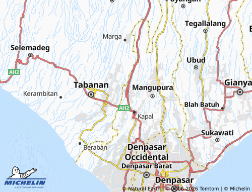 MICHELIN Mengwi map - ViaMichelin