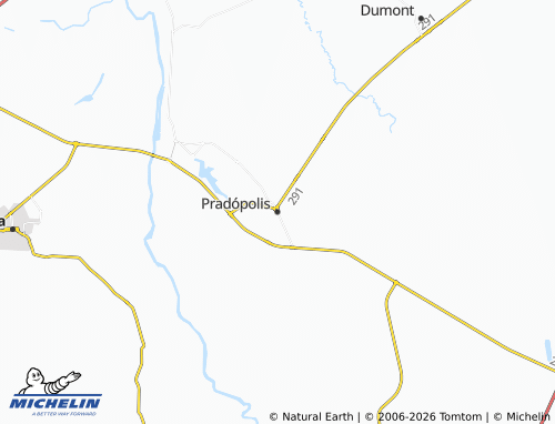 MICHELIN Pradópolis map - ViaMichelin
