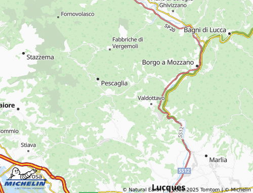 MICHELIN Fondagno map - ViaMichelin