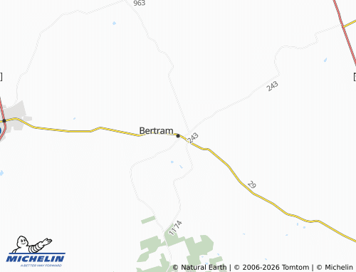 Kaart MICHELIN Bertram - ViaMichelin