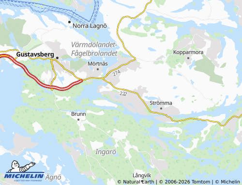 Mappa MICHELIN Skeppsdalsström - ViaMichelin