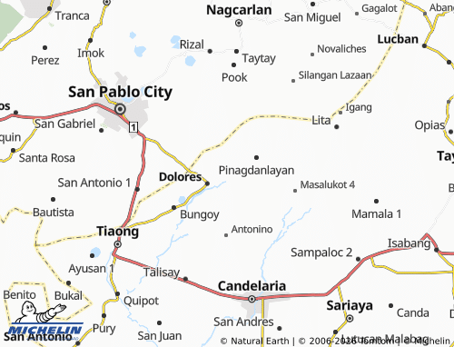 MICHELIN Santa Lucia map - ViaMichelin