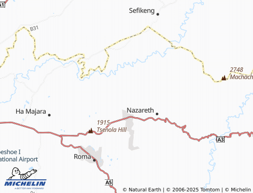 MICHELIN Ha Khotso map - ViaMichelin