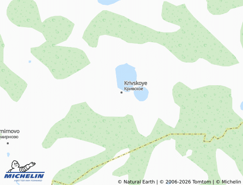 MICHELIN-Landkarte Krivskoye - ViaMichelin